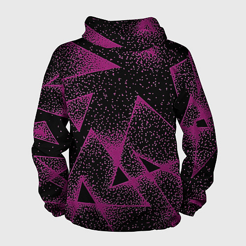Мужская ветровка The triangle is pink / 3D-Белый – фото 2
