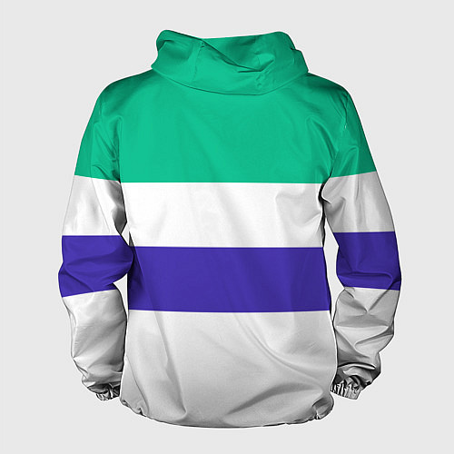 Мужская ветровка Как у человека паука Питера Паркера / 3D-Белый – фото 2