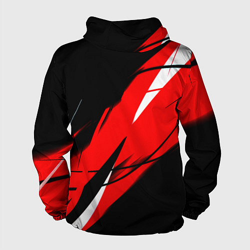 Мужская ветровка Real Madrid текстура / 3D-Белый – фото 2