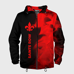 Мужская ветровка Saints Row - red gradient по-вертикали