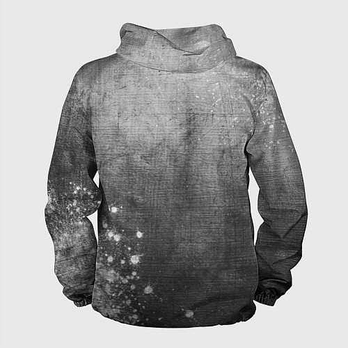 Мужская ветровка Queen - grey gradient вертикально / 3D-Черный – фото 2