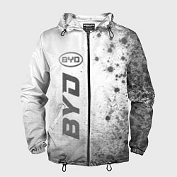 Мужская ветровка BYD - white gradient по-вертикали