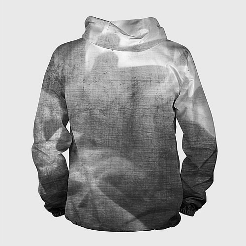 Мужская ветровка Great Wall - grey gradient вертикально / 3D-Черный – фото 2