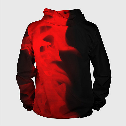 Мужская ветровка JAC - red gradient по-вертикали / 3D-Черный – фото 2