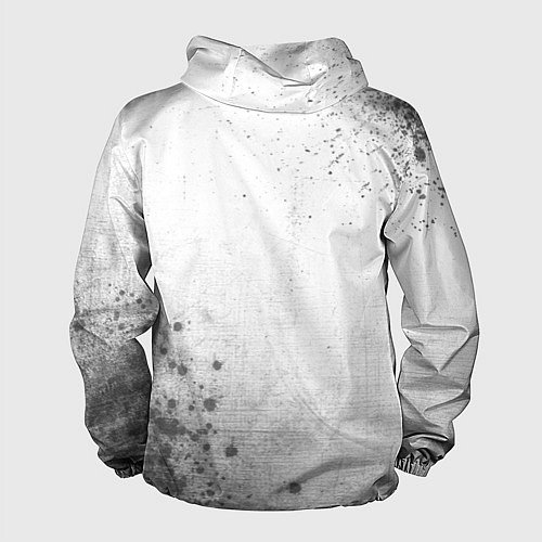 Мужская ветровка Ramones - white gradient вертикально / 3D-Черный – фото 2