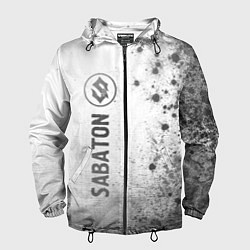 Мужская ветровка Sabaton - white gradient по-вертикали