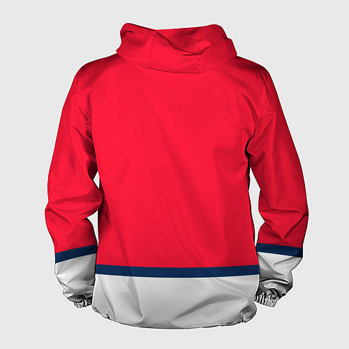 Мужская ветровка Вашингтон Кэпиталз хоккей / 3D-Белый – фото 2