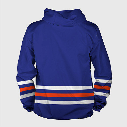 Мужская ветровка Эдмонтон Ойлерз хоккей / 3D-Белый – фото 2