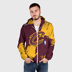 Ветровка с капюшоном мужская Cleveland Cavaliers NBA team, цвет: 3D-белый — фото 2
