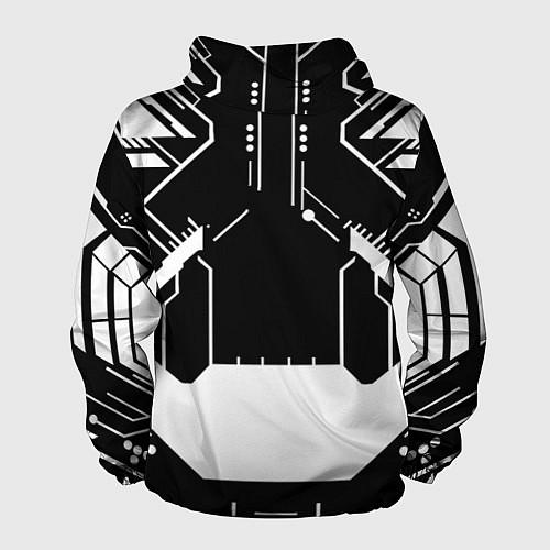 Мужская ветровка Monster energy geometry / 3D-Белый – фото 2