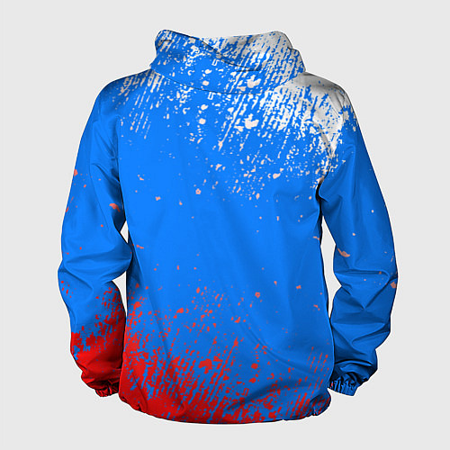 Мужская ветровка Патриот - флаг / 3D-Белый – фото 2