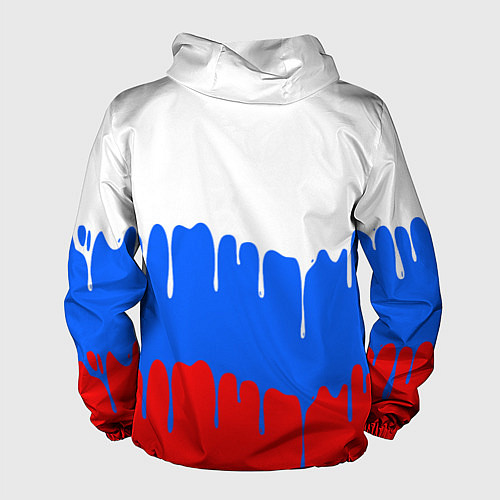 Мужская ветровка Патриот - флаг / 3D-Белый – фото 2