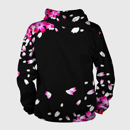 Мужская ветровка Monster energy sakura / 3D-Белый – фото 2