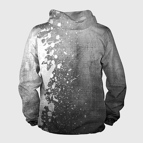 Мужская ветровка Burzum - grey gradient по-вертикали / 3D-Черный – фото 2