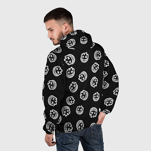 Мужская ветровка Deadboy - Bones / 3D-Черный – фото 4