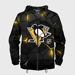 Мужская ветровка Питтсбург Пингвинз - плиты с подсветкой
