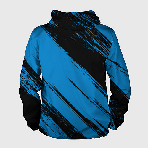 Мужская ветровка Даллас Маверикс - черно синий / 3D-Черный – фото 2