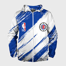 Мужская ветровка Клипперс - синяя краска