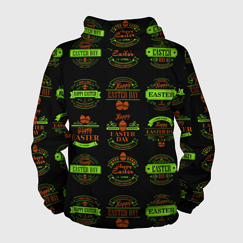 Мужская ветровка Easter holidays / 3D-Белый – фото 2