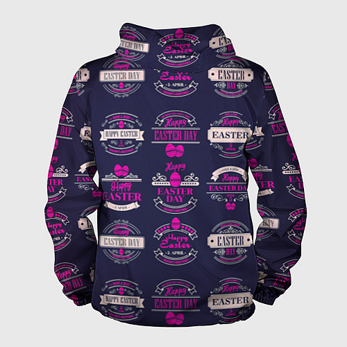 Мужская ветровка Easter pink / 3D-Белый – фото 2