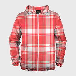 Мужская ветровка Checked red white