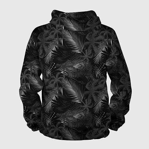 Мужская ветровка Palm black and white / 3D-Белый – фото 2