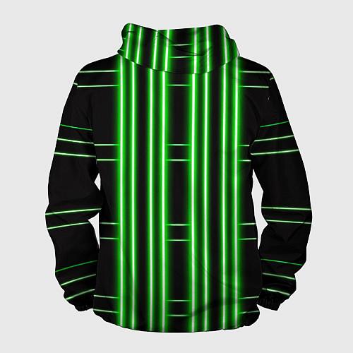 Мужская ветровка Neon green / 3D-Белый – фото 2