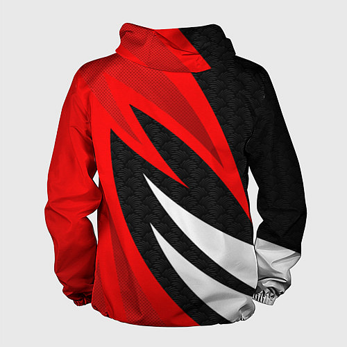 Мужская ветровка Россия - красный спорт / 3D-Белый – фото 2