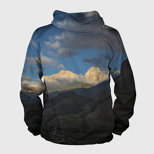 Мужская ветровка Массив Метеген / 3D-Белый – фото 2