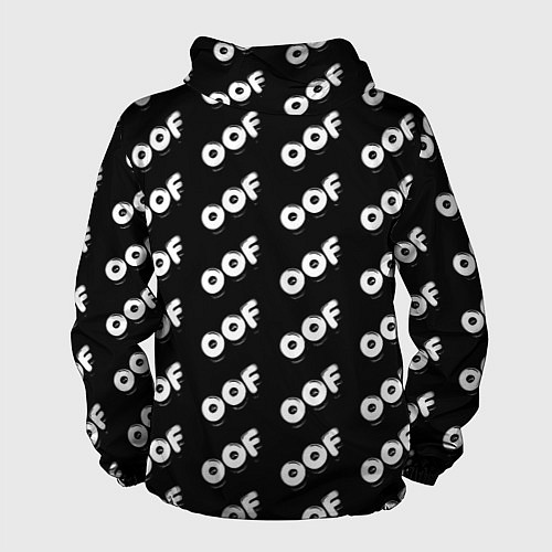 Мужская ветровка Doom off black / 3D-Белый – фото 2