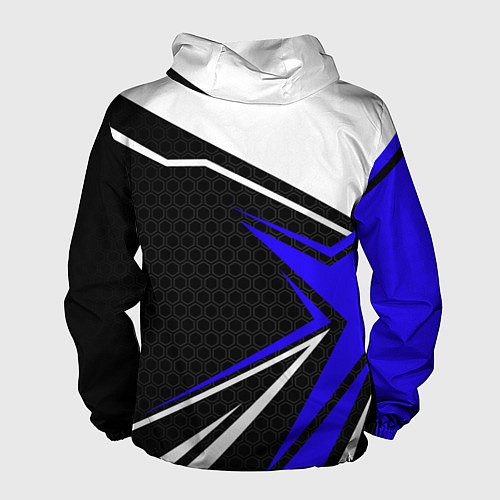 Мужская ветровка Субару - blue sport / 3D-Белый – фото 2