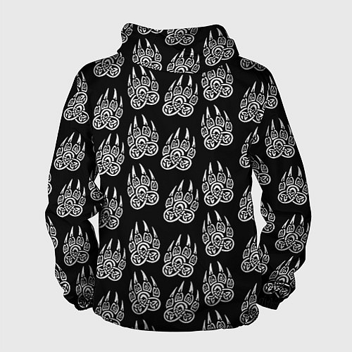 Мужская ветровка Doom хищник леса / 3D-Белый – фото 2