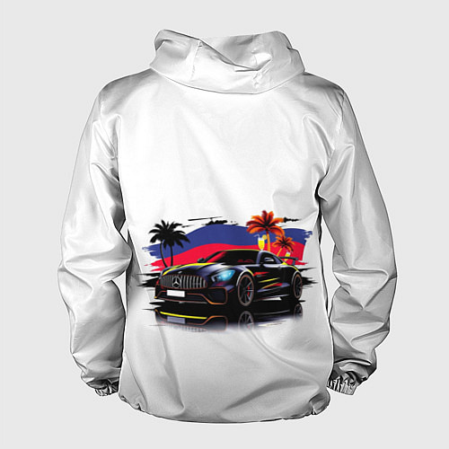 Мужская ветровка Mercedes amg / 3D-Белый – фото 2