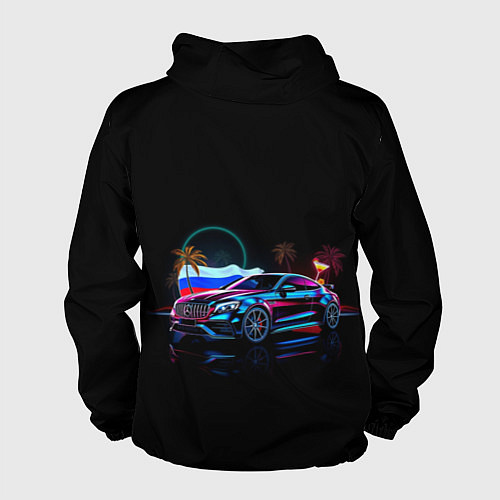 Мужская ветровка Mercedes amg / 3D-Белый – фото 2