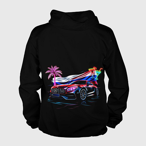 Мужская ветровка Mercedes amg / 3D-Белый – фото 2