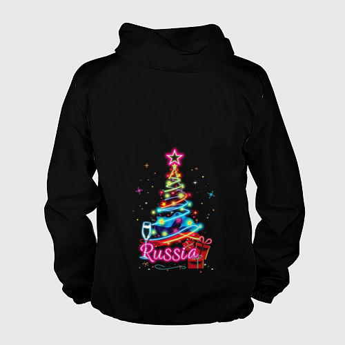 Мужская ветровка Christmas tree gifts / 3D-Белый – фото 2