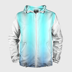 Мужская ветровка Neon white blue lines