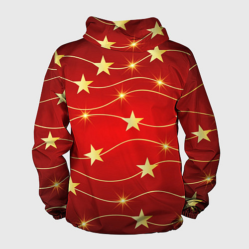 Мужская ветровка Звёздная гирлянда / 3D-Белый – фото 2