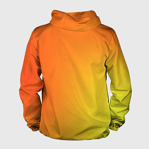 Мужская ветровка Color orange red / 3D-Белый – фото 2