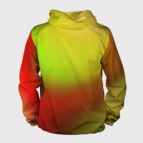 Мужская ветровка Color multicolored gradient / 3D-Белый – фото 2