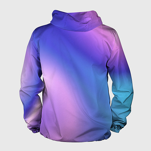 Мужская ветровка Color multicolored gradient / 3D-Белый – фото 2