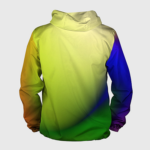 Мужская ветровка The color is multicolored / 3D-Белый – фото 2