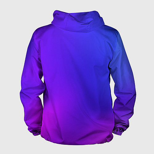 Мужская ветровка Color multicolored gradient / 3D-Белый – фото 2