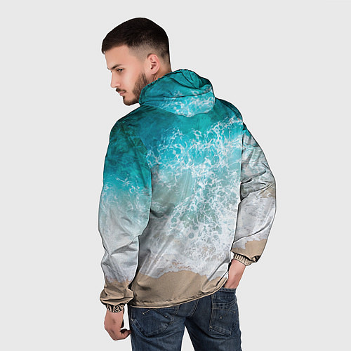 Мужская ветровка Берег / 3D-Черный – фото 4