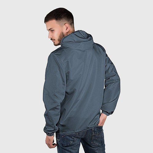 Мужская ветровка Дерзская щука / 3D-Черный – фото 4