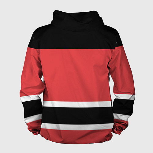 Мужская ветровка New Jersey Devils / 3D-Белый – фото 2