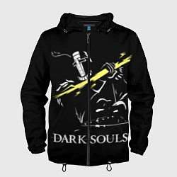 Ветровка с капюшоном мужская Dark Souls, цвет: 3D-черный