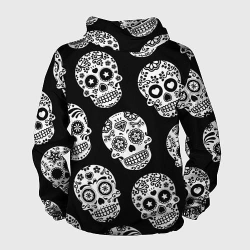 Мужская ветровка Черепа / 3D-Белый – фото 2