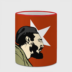 Кружка 3D Куба, цвет: 3D-красный кант — фото 2
