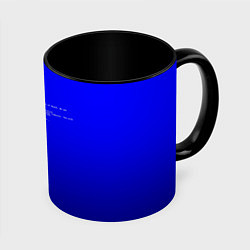Кружка 3D BSOD, цвет: 3D-белый + черный